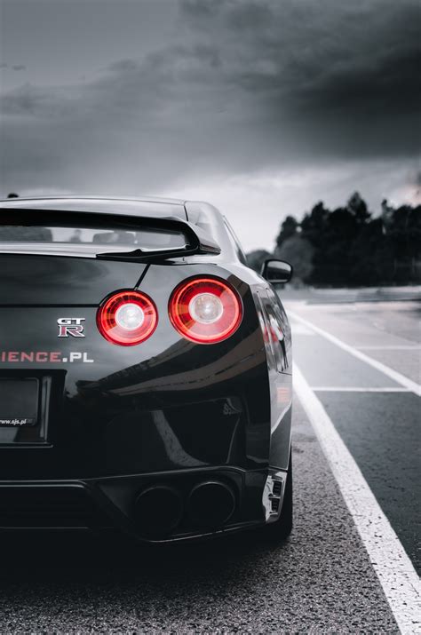 Download wallpaper 3264x4928 nissan gtr, nissan, car, sports car, black ...