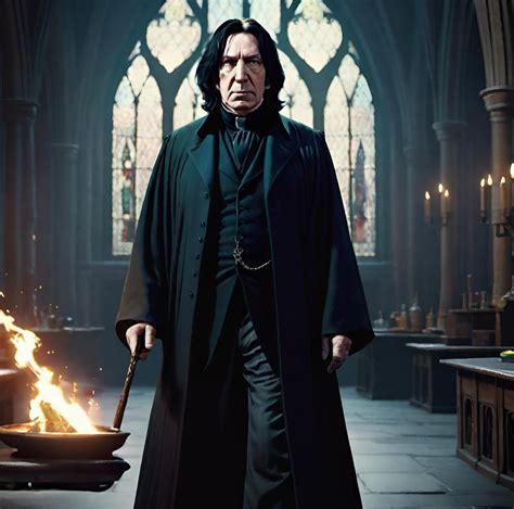 Professor Snape from Harry Potter Digital Art Design | Harry potter ...