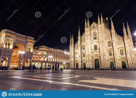 The Historical Duomo Square, Piazza Del Duomo in the Center of Milan, Italy Editorial Image ...