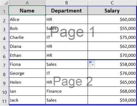 Adjust Page Break Excel 的图像结果