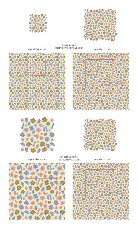 Patterns & Scale - DEINKI Studio - Surface Pattern Design
