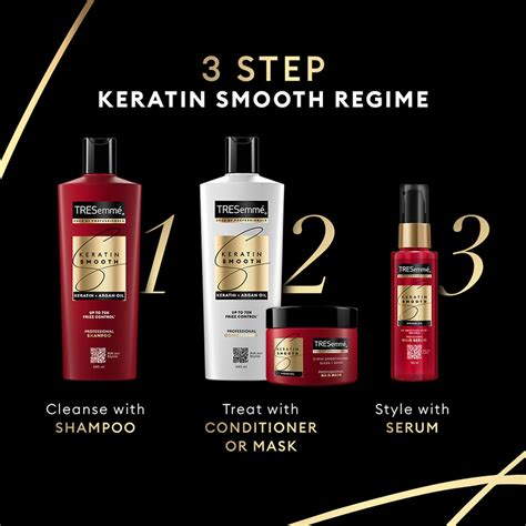 Try TRESemmé Keratin Smooth Shampoo 340ml+Conditioner 190ml+Serum 50ml ...