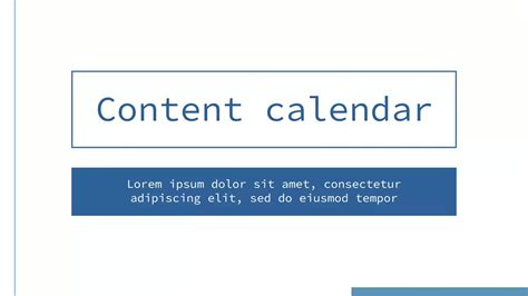 Content Calendar Template Google Slides - Printable Calendars AT A GLANCE