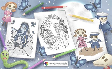 Image result for Corpse Bride Coloring Printable Pages
