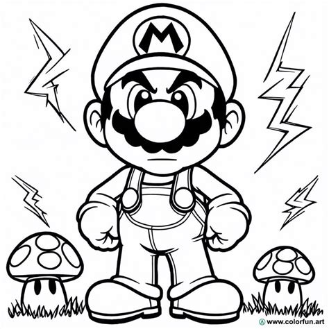 Evil Mario Coloring Pages 的图像结果