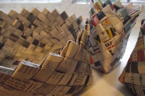 Image result for Making Newspaper Baskets