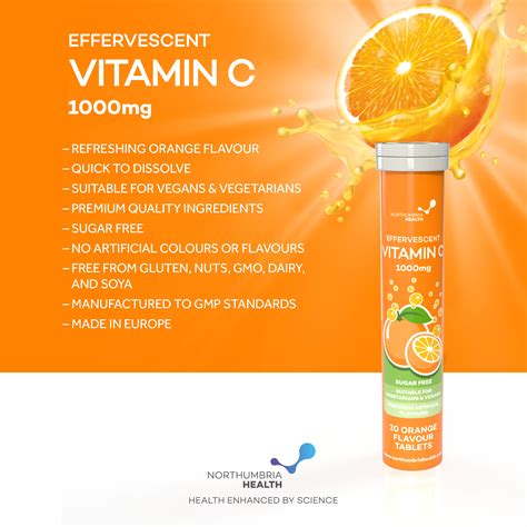 Vitamin C Effervescent Tablets Orange Flavour at Jonathan Robinson blog
