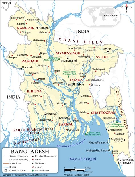Bangladesh Map