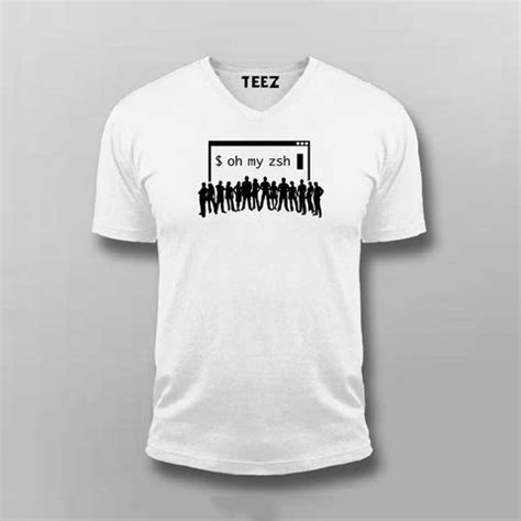 Oh My Zsh Lover Men's Tee - Elevate Your Terminal Game - TEEZ.in