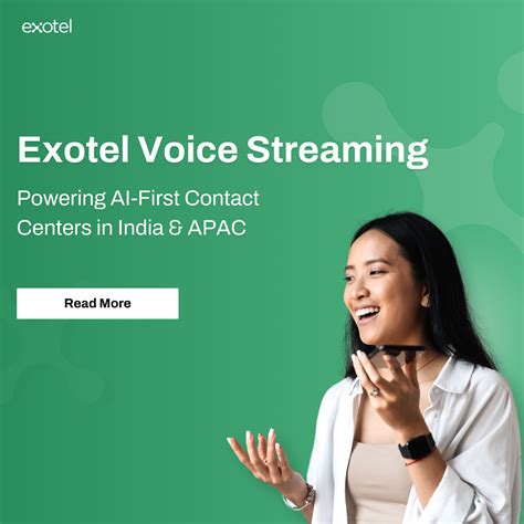 Exotel Voice Streaming: Powering AI-First Contact Centers in India & APAC