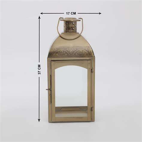 Buy Hoovu Glass and Metal Lantern from Home Centre at just INR 1999.0