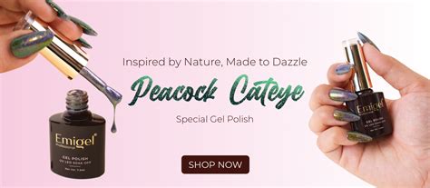 Peacock Cateye UV Gel Polish – Emigel Professional - Nail Art & Extensions
