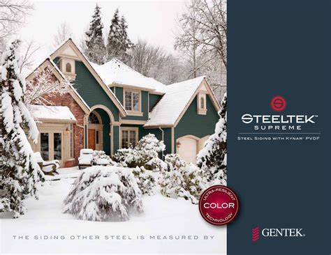 Gentek Building Products, Inc., Catalogs, SteelTek Supreme Steel Siding ...
