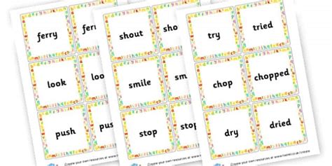 Suffix Matching Cards