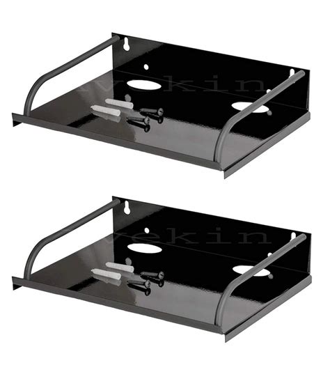 prosac Set top Box Wall Stand with 6 Month Warranty Set of 2, Black ...