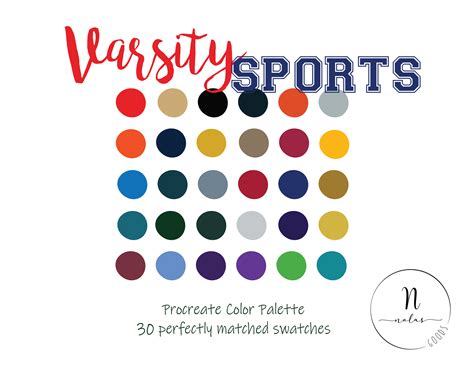 Color Palette For Sports