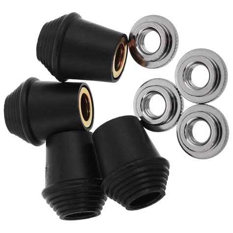 unbranded 4 pcs Drum Leg Support with Threaded Rubber Feet and Locking ...