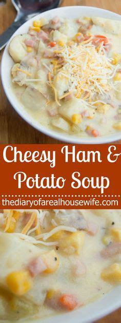Cheesy Ham and Potato Soup | Leftovers recipes, Leftover ham recipes ...