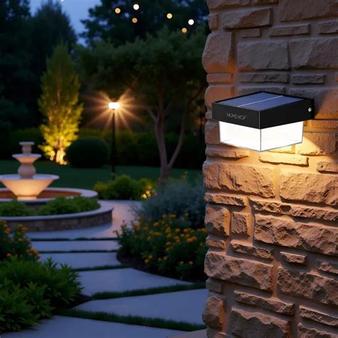 Solar Outdoor Wall Lights | Best Outside Solar Fence Lights – HOMEHOP®