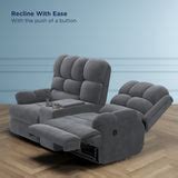 2 Seater Recliner - Luxe Motorised Recliner