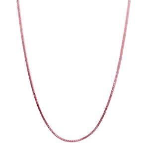 Buy ZULRI 925 Silver Rose Gold Plated Snake Chain For Women 18 IN ...