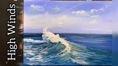 Acrylic Seascape Painting Tutorials 的图像结果