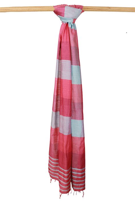 Creative Bee 'Chekered' Signature Weave Silk Dupatta – Okhaistore