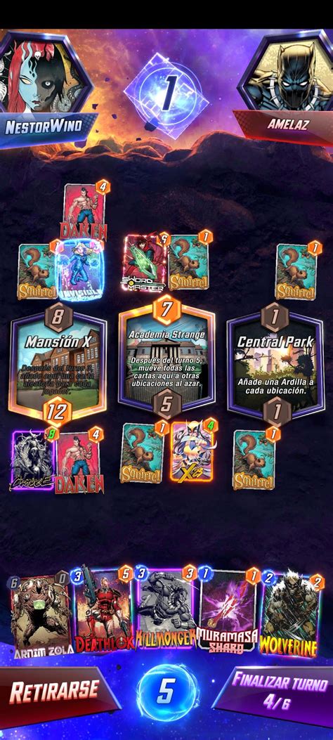 X Mansion gives double Daken : r/MarvelSnap