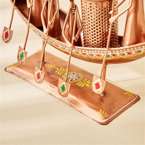 Buy Corsica Metal Musician Boat Pen Stand from Corsica by Home Centre ...