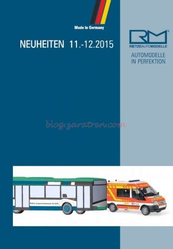 Rietze - Nuevo catálogo "Rietze 2015" en la sección de "Catálogos ...