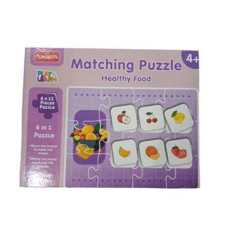 Funskool Matching Puzzle - Healthy Food | Buy Online at Toycra