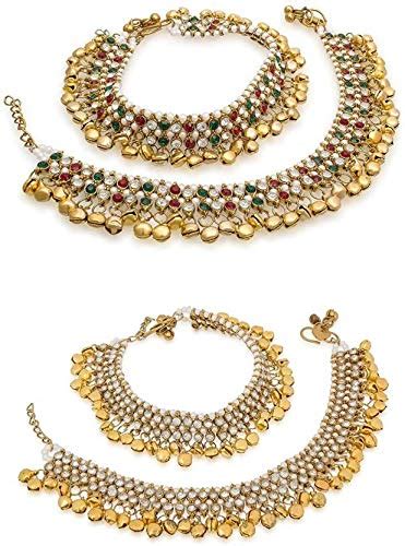 Buy MANATH Combo of Two PAYALS for Fashion Trend at Amazon.in