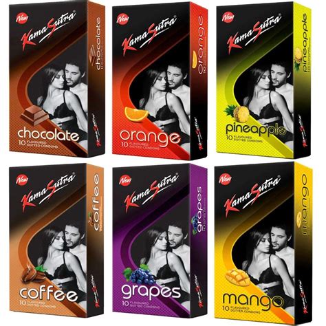 Buy KS A 'Kamasutra' Lubricated Chocolate Flavour Natural Rubber Latex ...