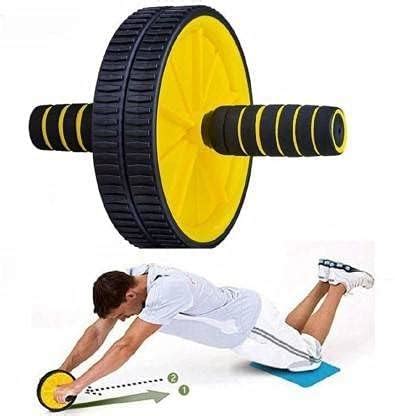 VADA CARE Ab Exercise Equipment for Home & Gym | 2 Wheel Abs Roller For ...
