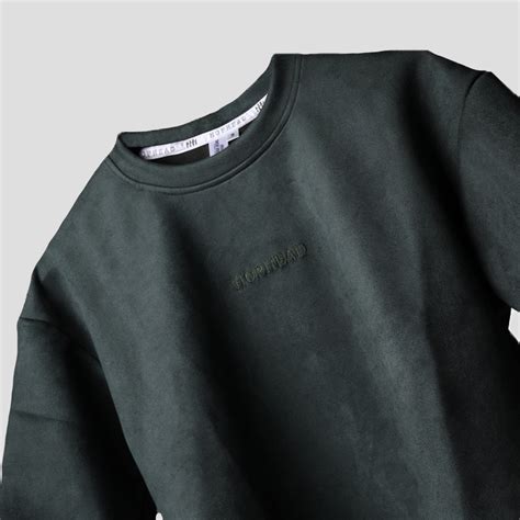 VINEYARD GREEN EMBROIDERED SUEDE T-SHIRT – Hophead