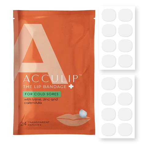Amazon.com : Acculip Cold Sore Patch Lysine Cold Sore Treatment for ...