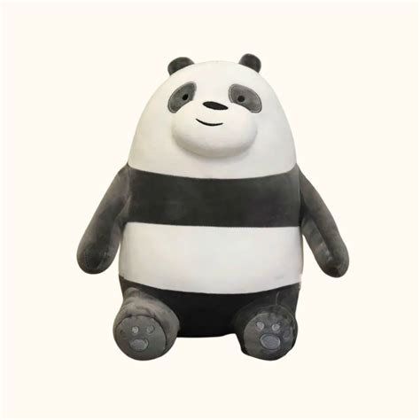 Sitting We Bare Bear | Panda Plush - CuteTrendybn