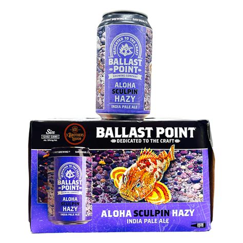 Ballast Point Aloha Sculpin Hazy IPA 6Pk Cans – 3brothersliquor
