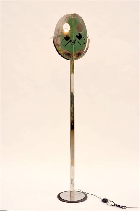 Unusual 1970s Floor Lamp in the Style of Yonel Lebovici For Sale at 1stDibs