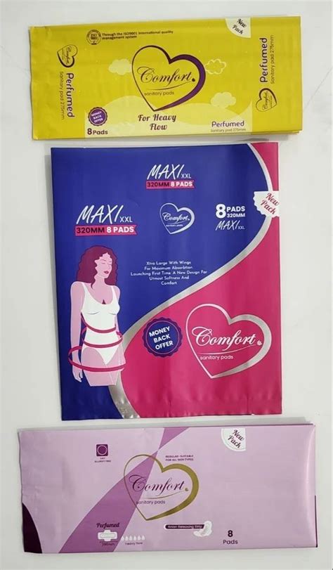 Sanitary Pad Packaging Pouch Bag - Sanitary Napkin 40 Pc Packaging Bags ...