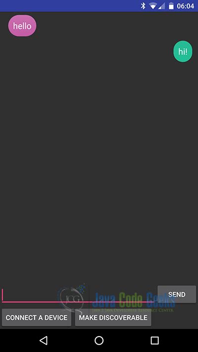 Receiving String Data From Bluetooth in Android Studio 的图像结果