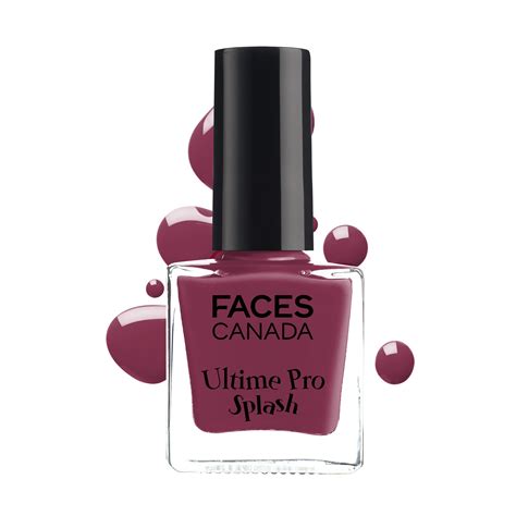 Buy FACES CANADA Ultime Pro Splash Nail Enamel - Mahogany 107 (8ml ...