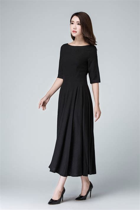 What To Wear With Black Linen Dress at Elaine Hudson blog