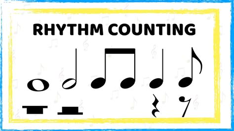 Counting rhythms: Whole, half, quarter, eighth notes and rests - YouTube