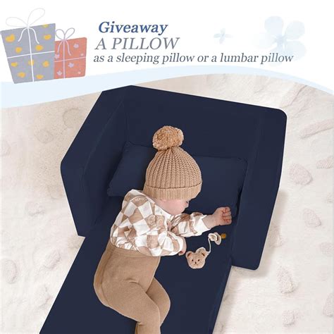 MeMoreCool Foldable Kids Couch Bed, Fold Out Toddler India | Ubuy