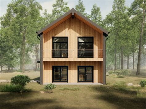 3 Bedroom Sky Loft Cabin | House plan with loft, Loft floor plans, Loft ...