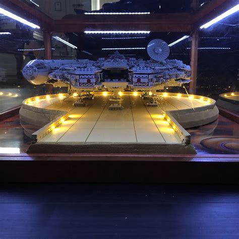 Customized lego ucs millennium falcon coffee table – Artofit