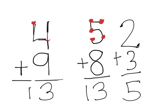 TouchMath Addition 的图像结果