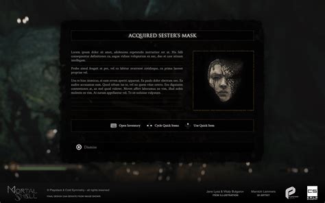 Image result for Mortal Shell UI