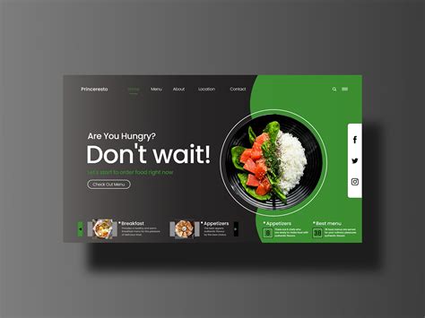 Image result for Food Banner UI/UX Design
